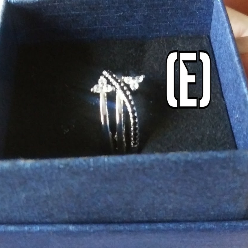 .925 SS ring By BLACK AWN sizes 6 &8